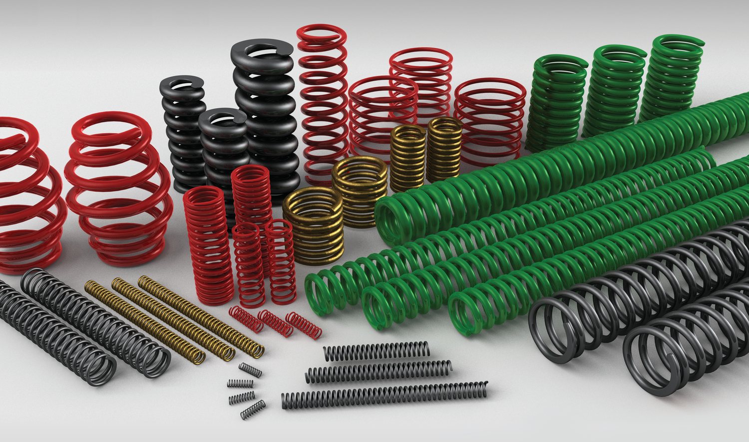 Molas de compressão produzidas