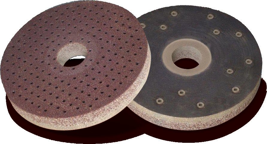 Rebolos e discos para retífica de molas